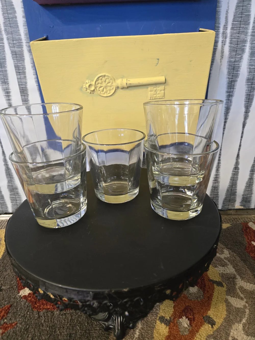 Set of 5 Anchor Hocking Clear Glass Tumblers 4